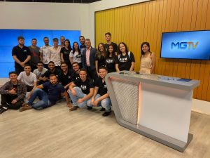 Visita Técnica dos Alunos de Administração aos Estúdios do MGTV